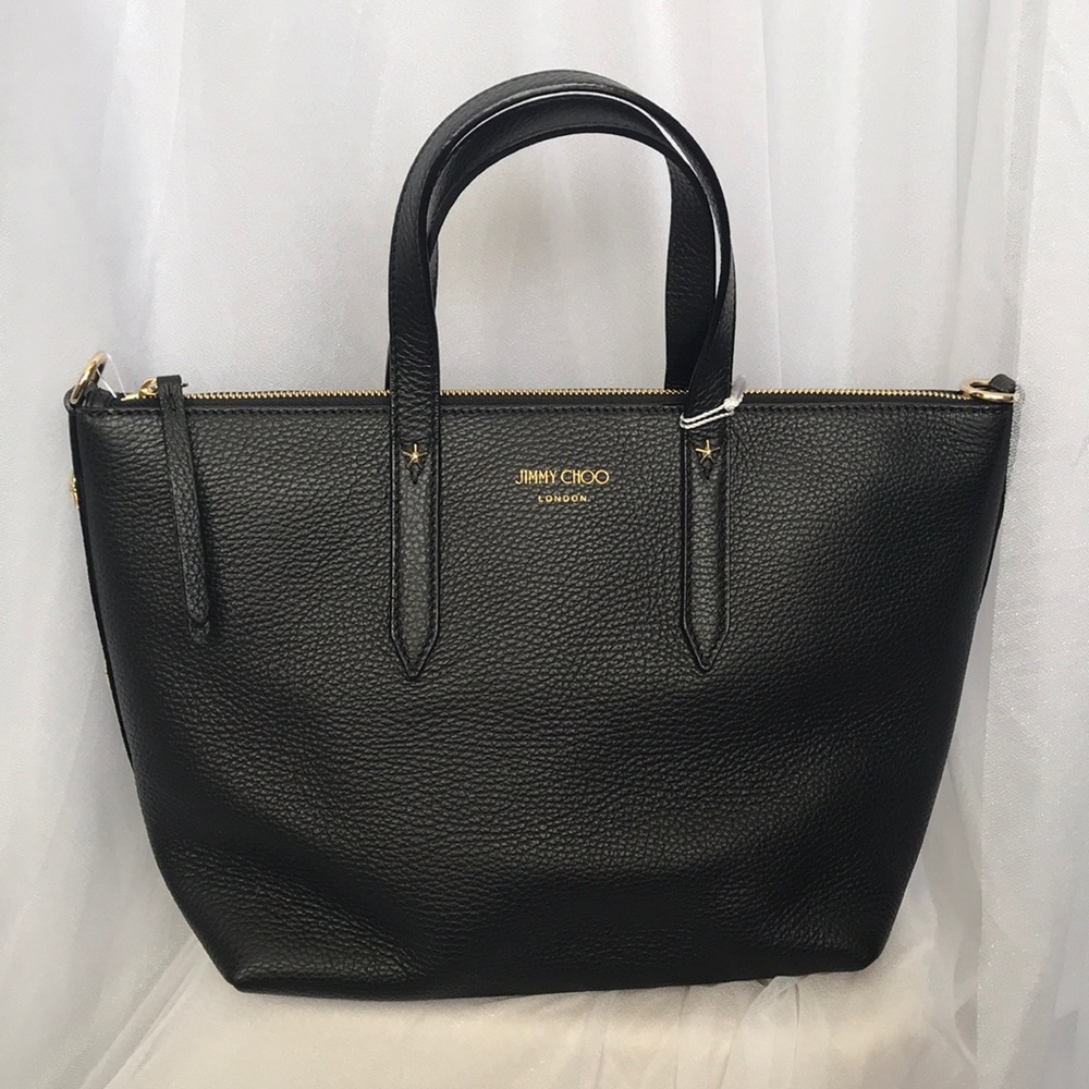 Brand New Jimmy Choo Small Black Bria Tote